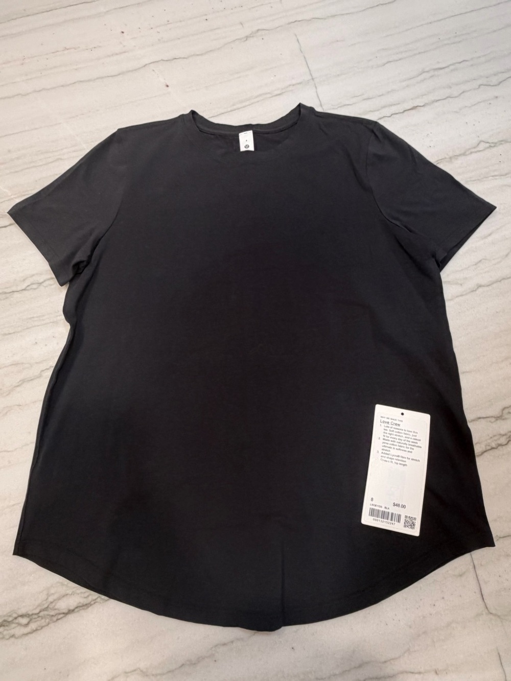 lululemon athletica Black Short Sleeve Tee